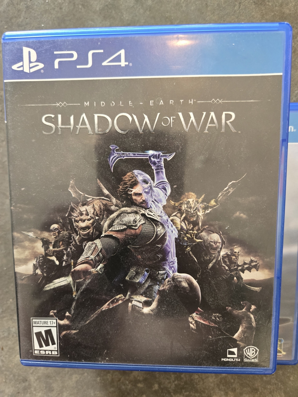Sony PS4 Middle-earth: Shadow of War - Black & Blue Case